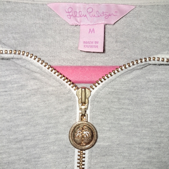 Lilly Pulitzer Women's Long Sleeve Skipper Popover Dress, Size M, Gray - Picture 10 of 14